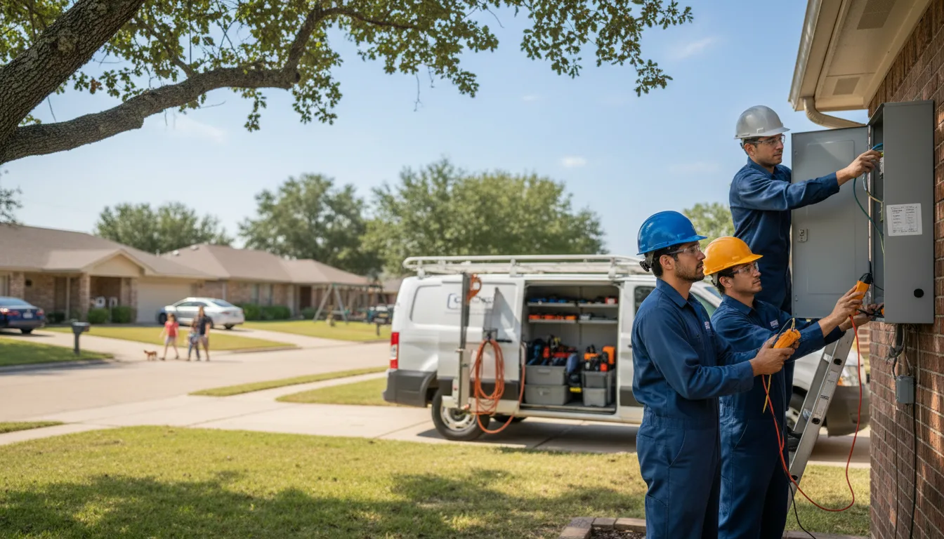 Certified electrician providing emergency electrical services in Weldon, IL
